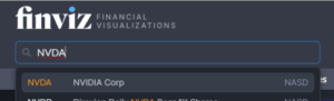 finviz 검색