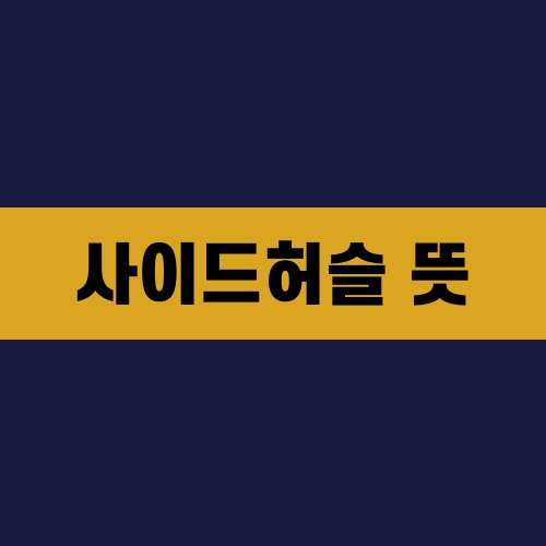 사이드 허슬 뜻